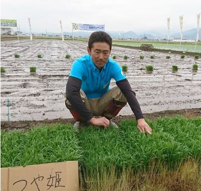 小学生に農業の魅力と「つや姫」への熱い思いを伝えたいと意気込む逸見さん